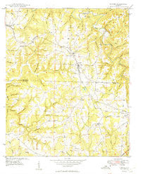Hodges Alabama Historical topographic map, 1:24000 scale, 7.5 X 7.5 Minute, Year 1949