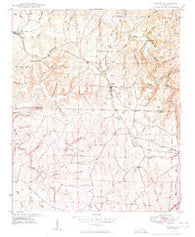 Hodges Alabama Historical topographic map, 1:24000 scale, 7.5 X 7.5 Minute, Year 1949