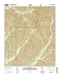 Hogglesville Alabama Current topographic map, 1:24000 scale, 7.5 X 7.5 Minute, Year 2014
