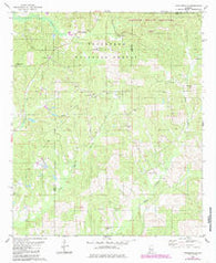 Hogglesville Alabama Historical topographic map, 1:24000 scale, 7.5 X 7.5 Minute, Year 1980
