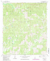 Hogglesville Alabama Historical topographic map, 1:24000 scale, 7.5 X 7.5 Minute, Year 1980