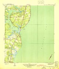 Hollingers Island Alabama Historical topographic map, 1:31680 scale, 7.5 X 7.5 Minute, Year 1940