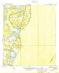 Hollingers Island Alabama Historical topographic map, 1:31680 scale, 7.5 X 7.5 Minute, Year 1944