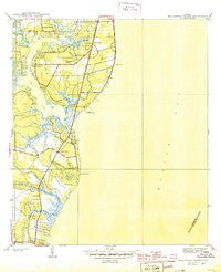 Hollingers Island Alabama Historical topographic map, 1:31680 scale, 7.5 X 7.5 Minute, Year 1944