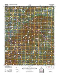 Hollins Alabama Historical topographic map, 1:24000 scale, 7.5 X 7.5 Minute, Year 2011