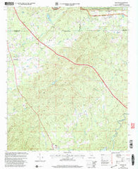 Hollins Alabama Historical topographic map, 1:24000 scale, 7.5 X 7.5 Minute, Year 2001