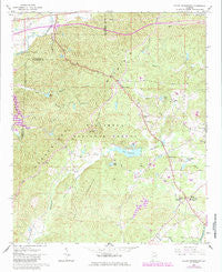 Hollis Crossroads Alabama Historical topographic map, 1:24000 scale, 7.5 X 7.5 Minute, Year 1967