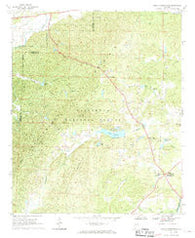 Hollis Crossroads Alabama Historical topographic map, 1:24000 scale, 7.5 X 7.5 Minute, Year 1967