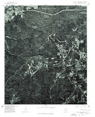 Hollis Crossroads Alabama Historical topographic map, 1:24000 scale, 7.5 X 7.5 Minute, Year 1975