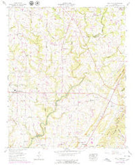 Holly Pond Alabama Historical topographic map, 1:24000 scale, 7.5 X 7.5 Minute, Year 1958