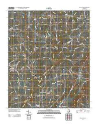 Holly Pond Alabama Historical topographic map, 1:24000 scale, 7.5 X 7.5 Minute, Year 2011