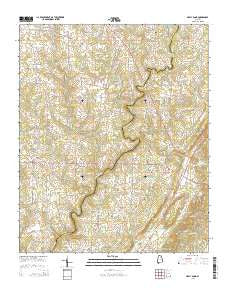 Holly Pond Alabama Current topographic map, 1:24000 scale, 7.5 X 7.5 Minute, Year 2014
