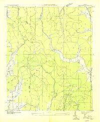 Hollytree Alabama Historical topographic map, 1:24000 scale, 7.5 X 7.5 Minute, Year 1936