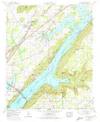 Hollywood Alabama Historical topographic map, 1:24000 scale, 7.5 X 7.5 Minute, Year 1947