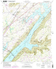 Hollywood Alabama Historical topographic map, 1:24000 scale, 7.5 X 7.5 Minute, Year 1947