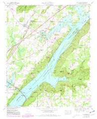 Hollywood Alabama Historical topographic map, 1:24000 scale, 7.5 X 7.5 Minute, Year 1947