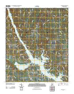 Holtville Alabama Historical topographic map, 1:24000 scale, 7.5 X 7.5 Minute, Year 2011