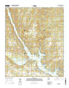 Holtville Alabama Current topographic map, 1:24000 scale, 7.5 X 7.5 Minute, Year 2014