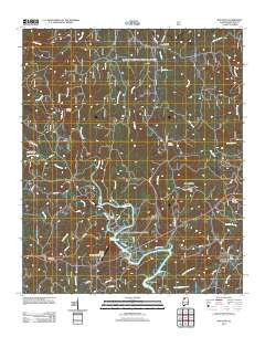 Houston Alabama Historical topographic map, 1:24000 scale, 7.5 X 7.5 Minute, Year 2011