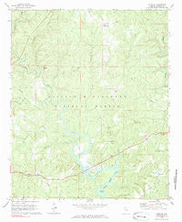 Houston Alabama Historical topographic map, 1:24000 scale, 7.5 X 7.5 Minute, Year 1969