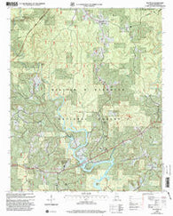 Houston Alabama Historical topographic map, 1:24000 scale, 7.5 X 7.5 Minute, Year 2000