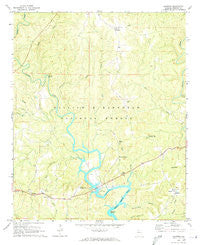 Houston Alabama Historical topographic map, 1:24000 scale, 7.5 X 7.5 Minute, Year 1969