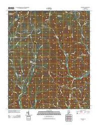 Howard Alabama Historical topographic map, 1:24000 scale, 7.5 X 7.5 Minute, Year 2011
