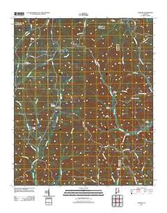 Howard Alabama Historical topographic map, 1:24000 scale, 7.5 X 7.5 Minute, Year 2011