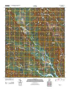 Howe Alabama Historical topographic map, 1:24000 scale, 7.5 X 7.5 Minute, Year 2011