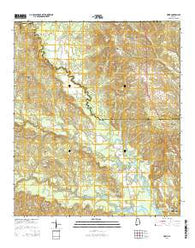 Howe Alabama Current topographic map, 1:24000 scale, 7.5 X 7.5 Minute, Year 2014