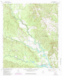 Howe Alabama Historical topographic map, 1:24000 scale, 7.5 X 7.5 Minute, Year 1973