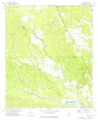 Howe Alabama Historical topographic map, 1:24000 scale, 7.5 X 7.5 Minute, Year 1973