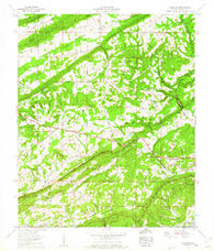 Howelton Alabama Historical topographic map, 1:24000 scale, 7.5 X 7.5 Minute, Year 1959