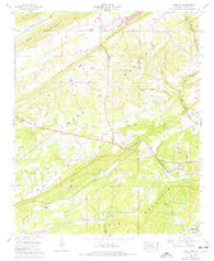 Howelton Alabama Historical topographic map, 1:24000 scale, 7.5 X 7.5 Minute, Year 1959