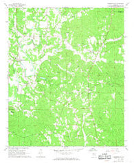 Hubbertville Alabama Historical topographic map, 1:24000 scale, 7.5 X 7.5 Minute, Year 1967