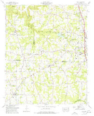 Hulaco Alabama Historical topographic map, 1:24000 scale, 7.5 X 7.5 Minute, Year 1976