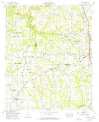 Hulaco Alabama Historical topographic map, 1:24000 scale, 7.5 X 7.5 Minute, Year 1976