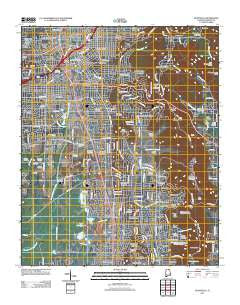 Huntsville Alabama Historical topographic map, 1:24000 scale, 7.5 X 7.5 Minute, Year 2011
