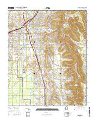 Huntsville Alabama Current topographic map, 1:24000 scale, 7.5 X 7.5 Minute, Year 2014