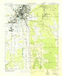 Huntsville Alabama Historical topographic map, 1:24000 scale, 7.5 X 7.5 Minute, Year 1936