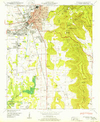 Huntsville Alabama Historical topographic map, 1:24000 scale, 7.5 X 7.5 Minute, Year 1950
