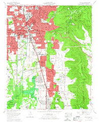 Huntsville Alabama Historical topographic map, 1:24000 scale, 7.5 X 7.5 Minute, Year 1964