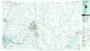 Huntsville Alabama Historical topographic map, 1:100000 scale, 30 X 60 Minute, Year 1984
