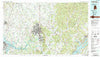 Huntsville Alabama Historical topographic map, 1:100000 scale, 30 X 60 Minute, Year 1984