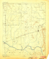 Huntsville Alabama Historical topographic map, 1:125000 scale, 30 X 30 Minute, Year 1892