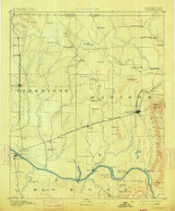 Huntsville Alabama Historical topographic map, 1:125000 scale, 30 X 30 Minute, Year 1892