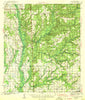 Hurley Mississippi Historical topographic map, 1:62500 scale, 15 X 15 Minute, Year 1943