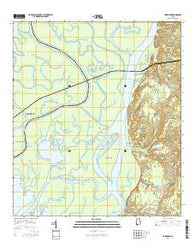 Hurricane Alabama Current topographic map, 1:24000 scale, 7.5 X 7.5 Minute, Year 2014