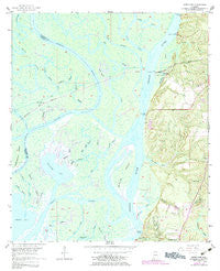 Hurricane Alabama Historical topographic map, 1:24000 scale, 7.5 X 7.5 Minute, Year 1953