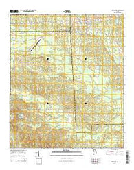 Hurtsboro Alabama Current topographic map, 1:24000 scale, 7.5 X 7.5 Minute, Year 2014